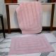 VIKTORIJA Set prostirki za kupatilo 50x80cm+40x60cm roze - VLK000405roze