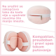 Travel set za spavanje 2u1 – jastuk za vrat + maska za oči, roze - SOP096