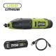 RYOBI Akumulatorski alat za rezbarenje USB Lithium 4V (2,0 Ah) RPC4-120G - RPC4-120G