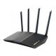 ASUS Bežični ruter RT-AX57 Wi-Fi AX3000 2402 Mbps 574 Mbps 4 antene crna - RT-AX57