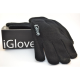 Rukavice iGlove za touch screen crne - 01077