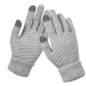 Rukavice za touch screen BRAIDED sive - 607018