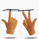 Rukavice za touch screen BRAIDED kamel - 607017