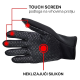 Rukavice za touch screen Forest narandzaste L - 211184