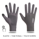 Rukavice za touch screen Sport Zero sive - 210754