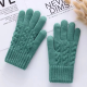 Rukavice za touch screen WINTER zelene - 608046