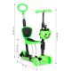 BBO Trotinet 5u1 Giga (S979C)  - green - S979CGRE