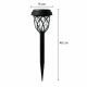 Solarna baštenska LED lampa 40 cm – Crna ubodna spoljašnja rasveta - EP3173657