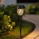 Solarna baštenska LED lampa 40 cm – Crna ubodna spoljašnja rasveta - EP3173657
