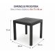 Baštenski sto Ratan PVC 90x90cm - EP3170390