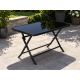Baštenski sto sa crnim staklom 130x75cm rasklopivi - EP3170393