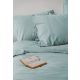 DEKOR DOM Komplet posteljina 200x220cm Issimo popline Natural fine, mint - 040643
