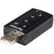 E-GREEN Zvučna karta USB virtual 7.1 PRO, crna - SBC00070