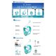 BLUE REEF Maska full face goggle U - SC