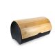 DEKOR DOM Kutija za hleb RAKEL 38x25x21 - Black - HML - EP2880387