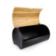 DEKOR DOM Kutija za hleb RAKEL 38x25x21 - Black - HML - EP2880387