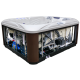 Nero Hidromasažna kada Premium Pulse 2000x1680x900mm (3 osobe) - 0015155
