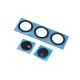Staklo kamere za Samsung G998/Galaxy S21 Ultra Black (set 5 stakla) (Original Material) - EP3037771