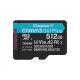 KINGSTON Memorije kartice SDCG4/512GBSP/Canvas Go! Plus/microSD/200/160MB/s - EP3151152