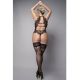 Seksi samodržeće čarape XXL COLLECTIONS 598 - 598-1-1