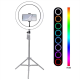 Selfie LED Ring light color sa stalkom 26cm - 052990