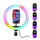 Selfie LED Ring light color sa stalkom 26cm - 052990