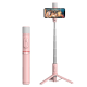 Selfie stick Q12S + tripod pink - 209710
