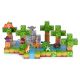 ECO TOYS Set magnetnih kocki za decu – 142 dela, kocke i dinosaurisi - EP2752006