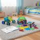 ECO TOYS Set magnetnih kocki za decu – kuća i auto, 48 delova - EP2752018