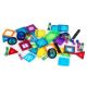 ECO TOYS Set magnetnih kocki za decu – kuća i auto, 48 delova - EP2752018