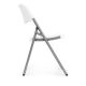 MODERNHOME Set od 2 sklopivih stolica white - HT002