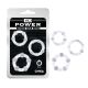 Set od 3 prstena Beaded Cock Rings - CN-330300012