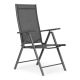 MULTIGARDEN Set sklopivih baštenskih stolica 4/1, siva - WR1652-4 GRAY