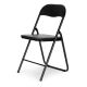 MODERNHOME Set od 6 sklopivih stolica black eco-leather - PJJBS0024-06