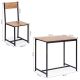 MODERNHOME Set za trpezariju 2 stolice + sto - CZCY805077TO