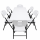 ePRO sklopivi baštenski SET sto 180cm + 6 stolica, metal-plastika - EP3027151