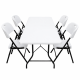 ePRO sklopivi baštenski SET sto 152cm + 4 stolice, metal-plastika - EP3027148