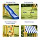 Dečiji drveni set za igru na otvorenom KINDER HOME 4 u 1 - EP2988378