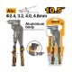 Ingco klešta rotirajućom glavom 360 SHHR106 - 13290-1-1