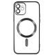 Silikonska futrola Magsafe Iphone 12, crna - 1810041