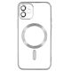 Silikonska futrola Magsafe Iphone 12, srebrna - 1810042