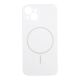 Silikonska maska Magsafe Lux za iPhone 15, bela - 1810305