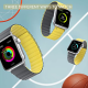 Silikonska narukvica za Apple Watch sa magnetom crno bordo 38/ 40/ 41 mm - 053175