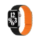 Silikonska narukvica za Apple Watch sa magnetom crno narandžasto 38/ 40/ 41 mm - 053174