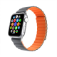 Silikonska narukvica za Apple Watch sa magnetom sivo narandžasto 38/ 40/ 41 mm - 053177