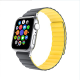 Silikonska narukvica za Apple Watch sa magnetom sivo žuta 38/ 40/ 41 mm - 053176