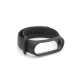 Silikonska narukvica za pametni sat Xiaomi Mi Band M3/ M4 crna - 610495