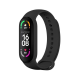 Silikonska narukvica za pametni sat Xiaomi Mi Band M5/ M6 crna - 610498