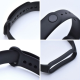 Silikonska narukvica za pametni sat Xiaomi Mi Band M5/ M6 crna - 610498