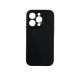 Silikonska SOFT Maska sa zaštitom kamere iPhone 15 Pro Max, crna - 1850051